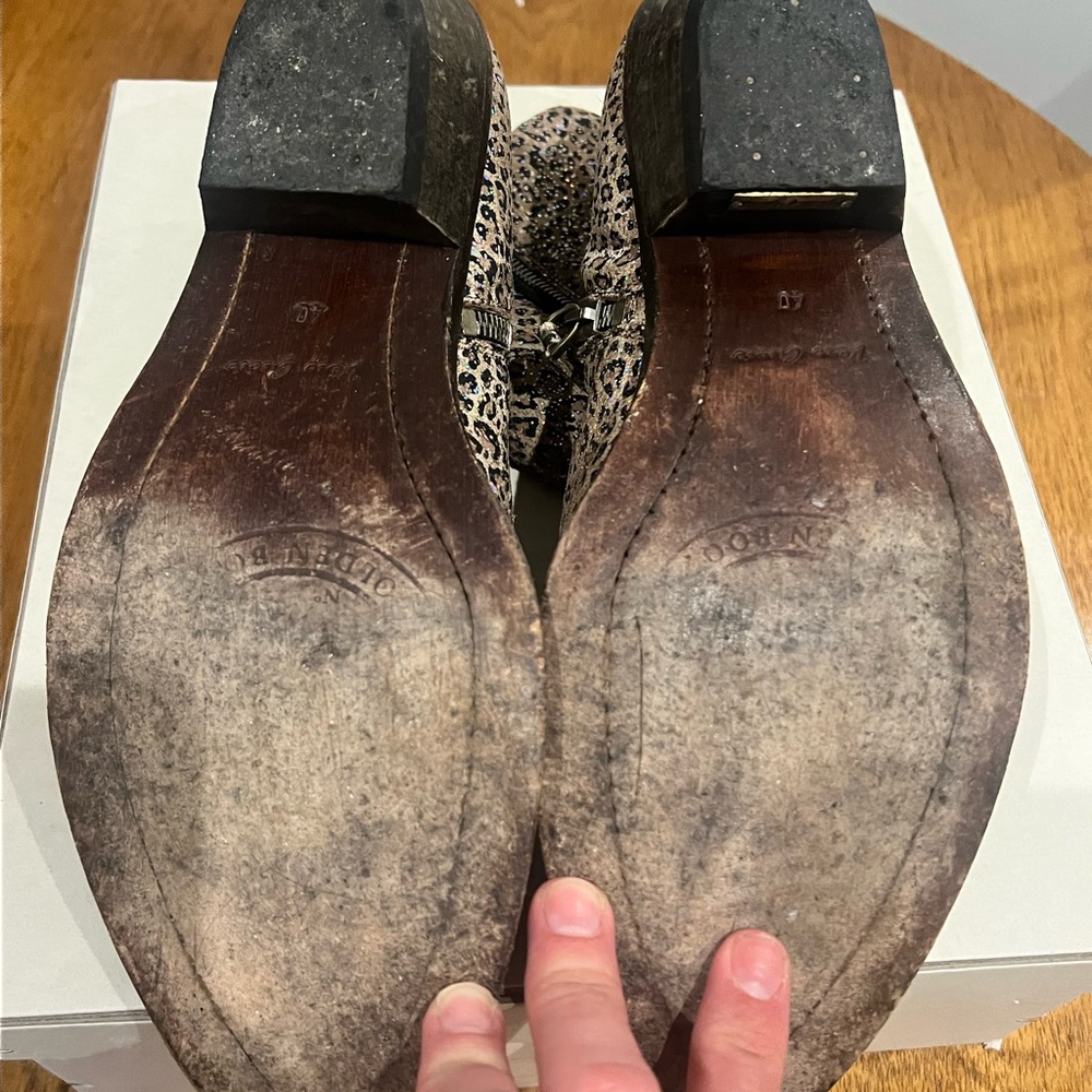 Golden Goose Boots Young Leopard Sparkle Booties - Picture 5 of 9